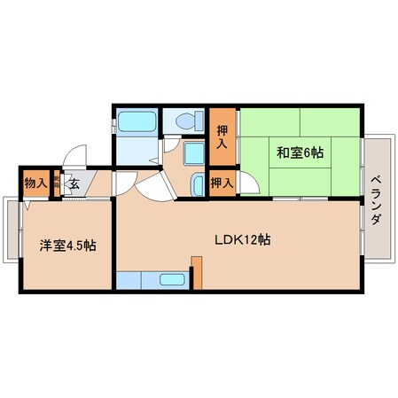 高田市駅 徒歩7分 2階の物件間取画像